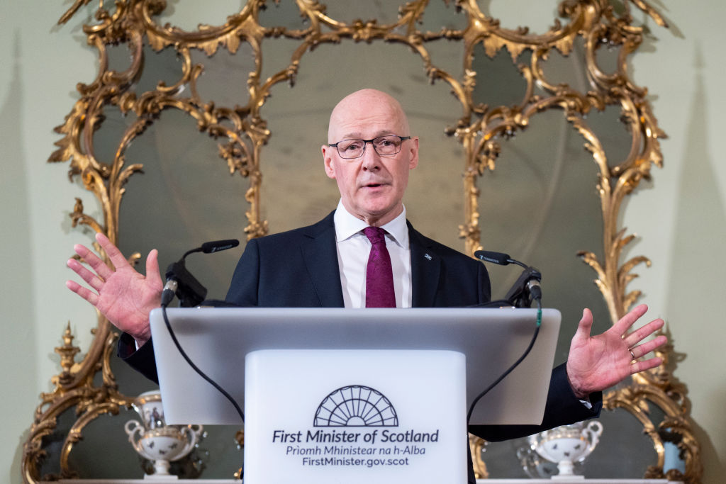 The First Minister has proposed a German-style firewall to lock out Reform UK. Credit: Getty