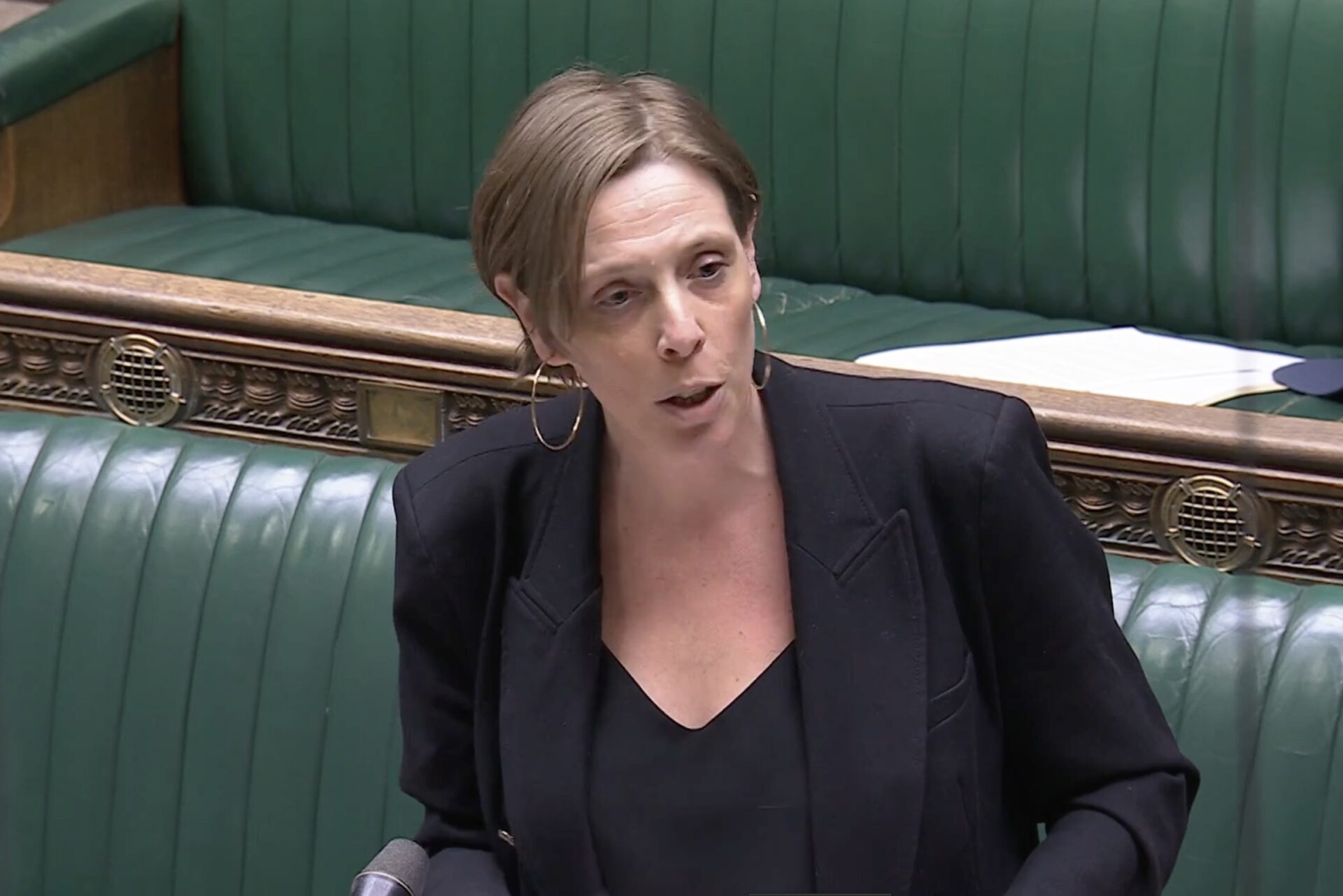 Jess Phillips MP speaks in the House of Commons yesterday. Credit: Parliamentlive.tv