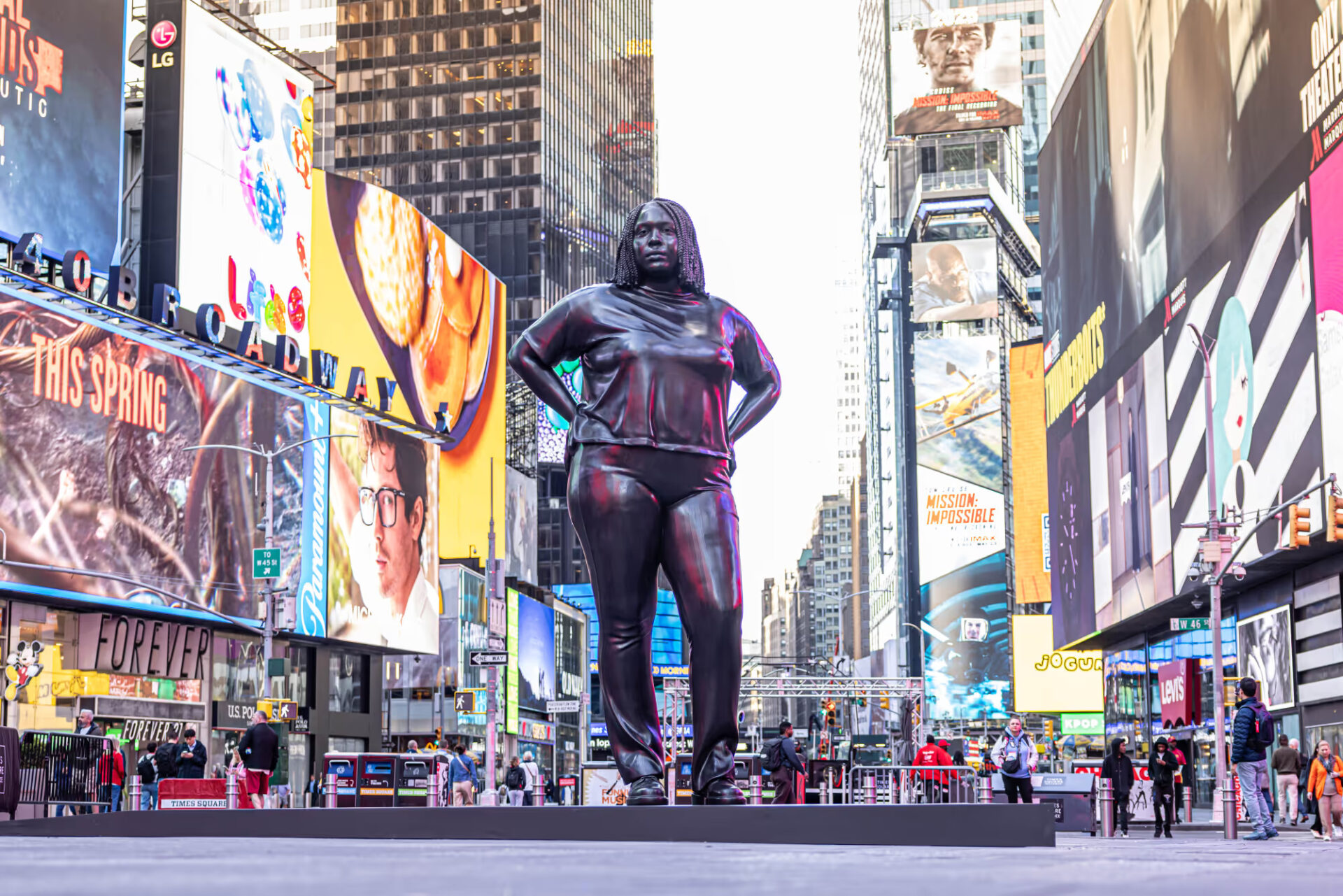 'Grounded in the Stars' by Thomas J. Price. Credit: Times Square/Michael Hull