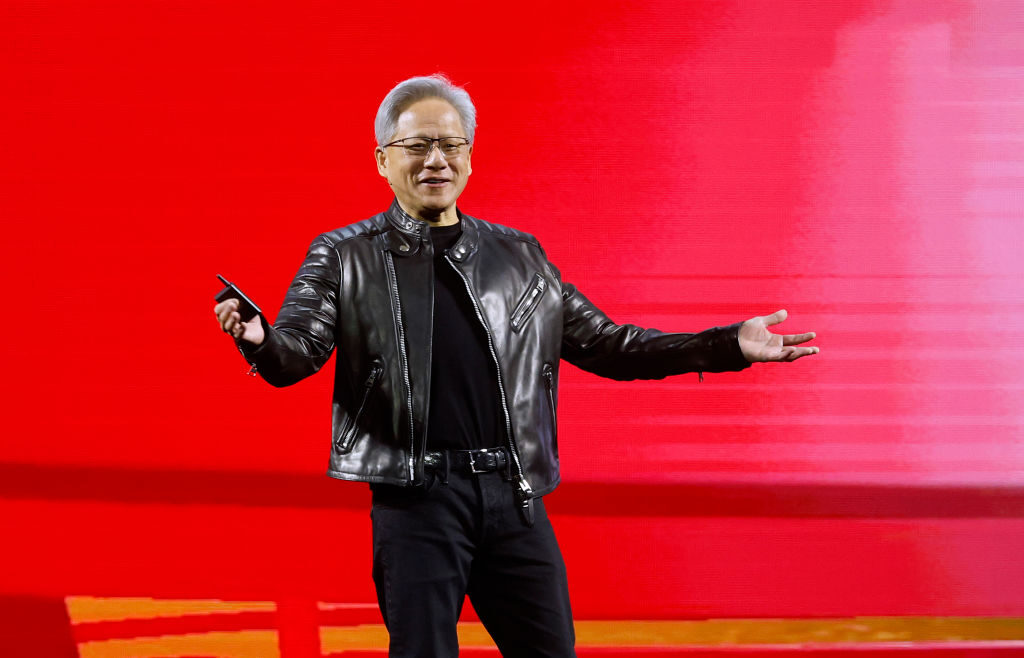 Nvidia CEO Jensen Huang. Credit: Getty