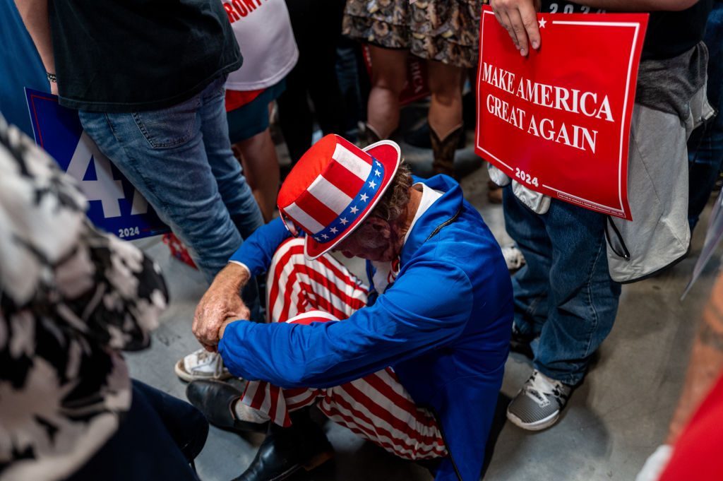 What happened to patriotism? Credit: Getty