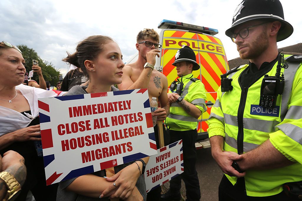 Protests have broken out at hotels housing asylum seekers across the country. Credit: Getty