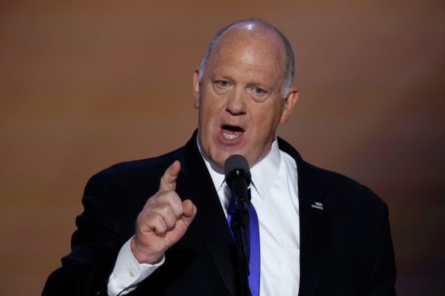'You may not like the laws, but Congress wrote them,' Homan said today. Credit: Getty