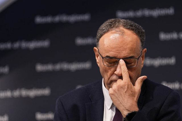 Bank of England Governor Andrew Bailey. Credit: Getty