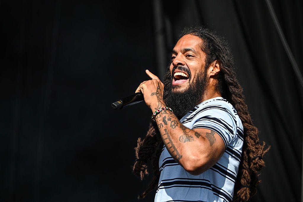 Bob Vylan frontman Pascal Robinson-Foster referred to Charlie Kirk as a 'piece of shit'. Credit: Getty