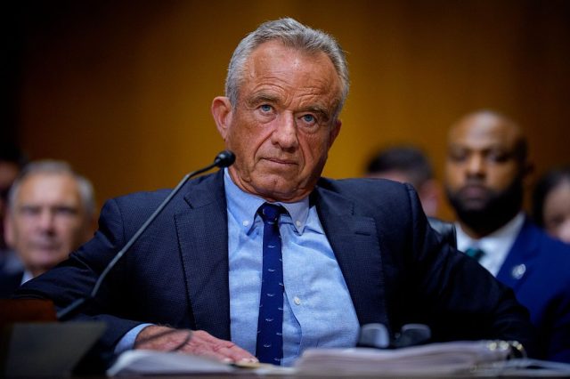 Kennedy appears in front of the Senate last week. Credit: Getty