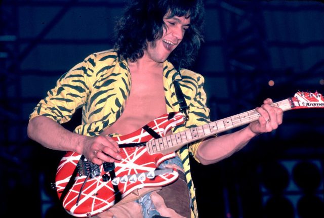 He's jamming. Paul Natkin/Getty Images.