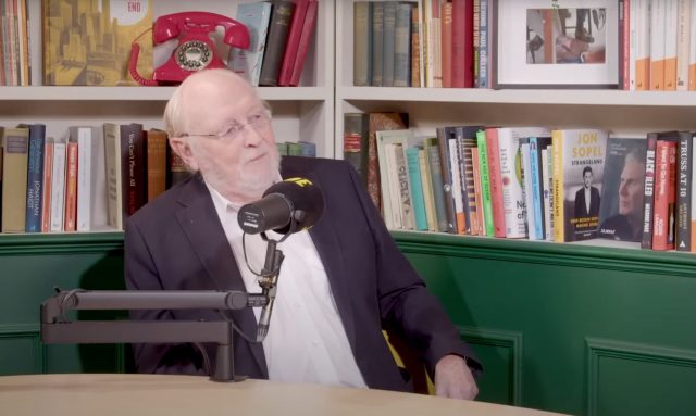 Kinnock accused Nigel Farage of offering 'the snake oil of simplistic answers to complex problems'. Credit: PoliticsJOE/YouTube