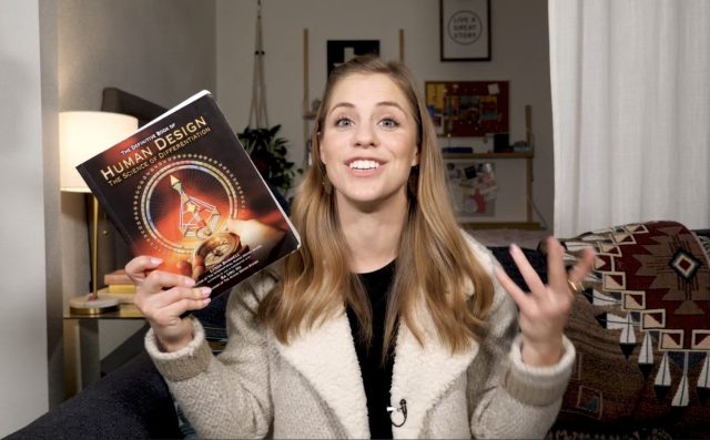 Influencers have been preaching the doctrine of Human Design. Photo: Still from Amanda Horvath's YouTube channel.