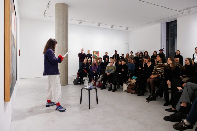 A writer shares her work at Soho Reading Series. Photo: Amber Pollack Photography