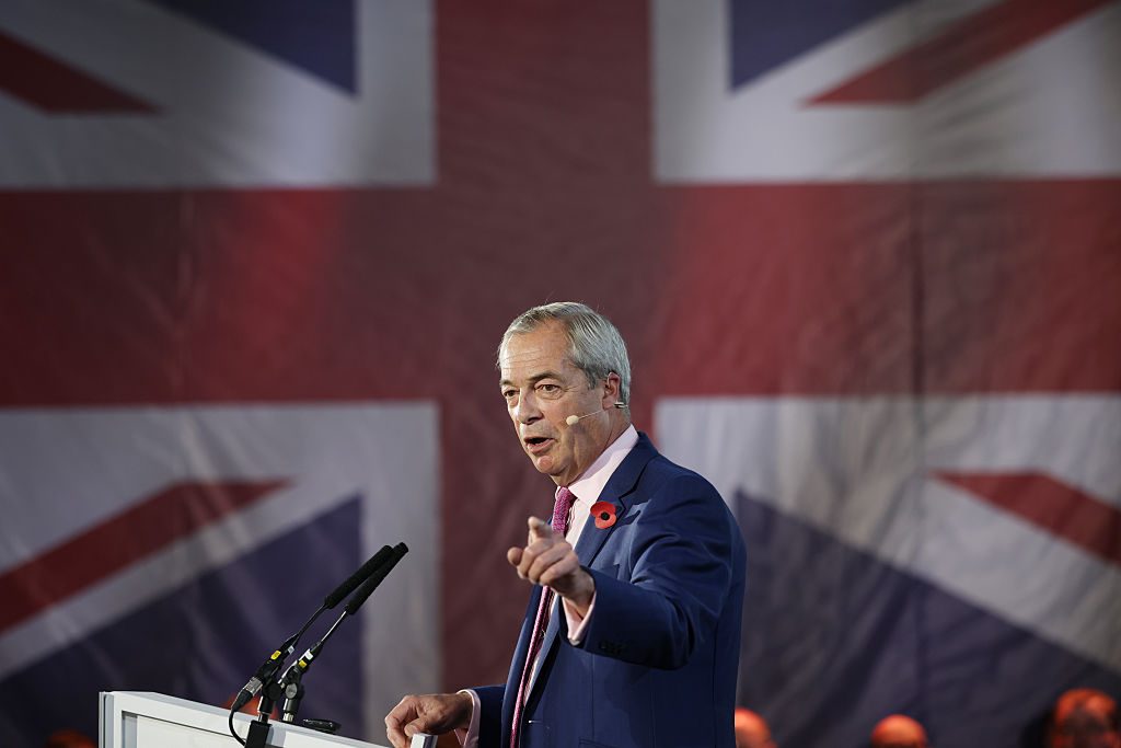 The Reform UK leader concurred with the US President that the BBC had made serious editorial errors. Credit: Getty