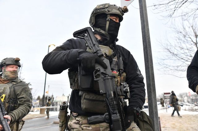 Armed federal agents have policed angry protestors in Minnesota. Photo by Octavio JONES / AFP via Getty Images