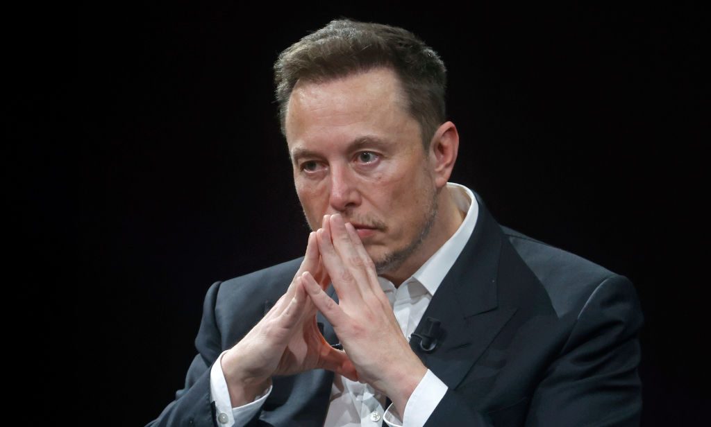 Musk backed down on the Grok scandal. But how long before X is able to find a work around? Credit: Getty.