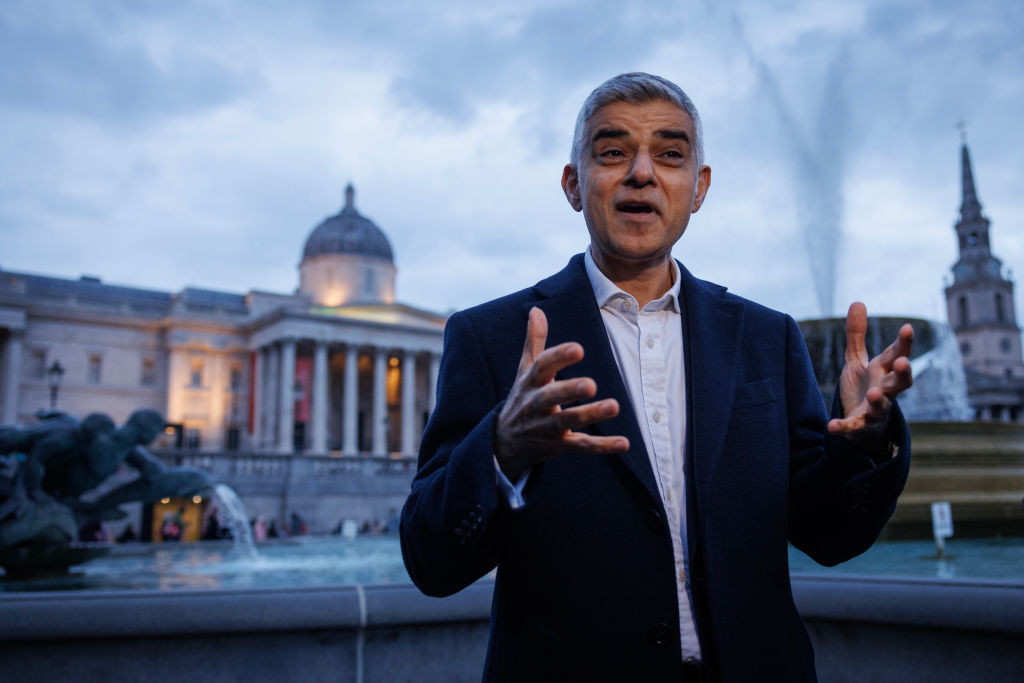 Sadiq Khan shared a post over the weekend marking the Palm Sunday procession across Trafalgar Square. Credit: Getty