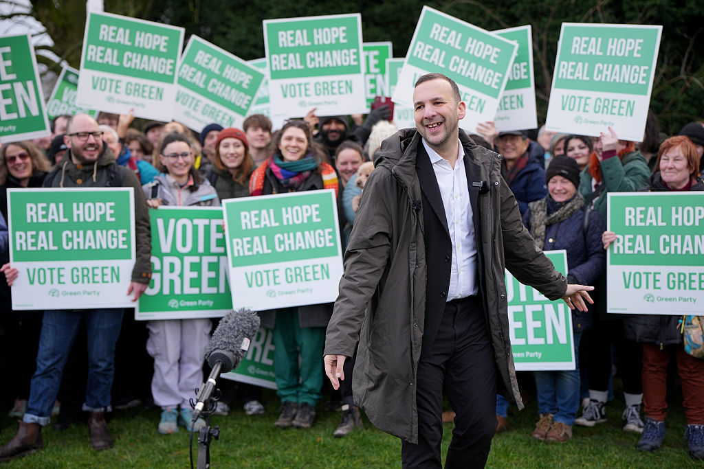 The Green Party was the top choice of those aged under 50. Credit: Getty