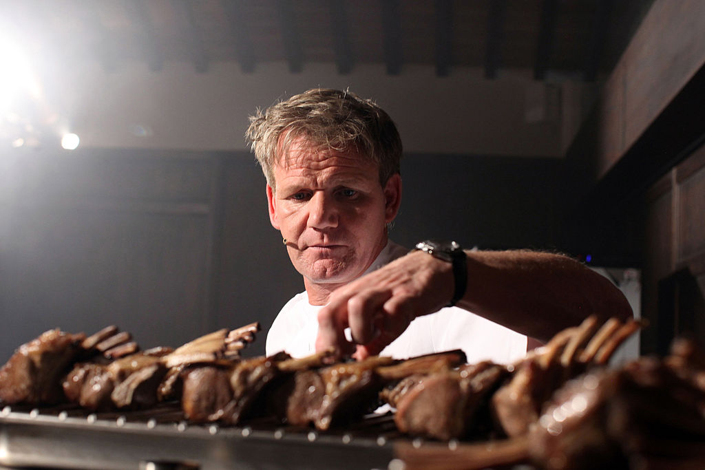 What is Gordon Ramsay smoking? Credit: Getty