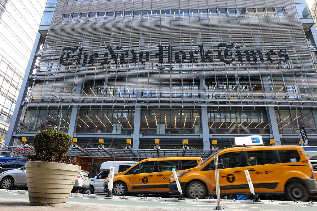 The New York Times cut ties with Alex Preston over his use of AI in a book review. Credit: Getty