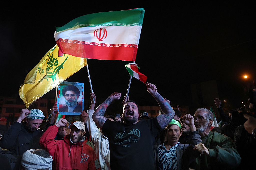 Iranians respond to this week’s ceasefire announcement. Credit: Getty
