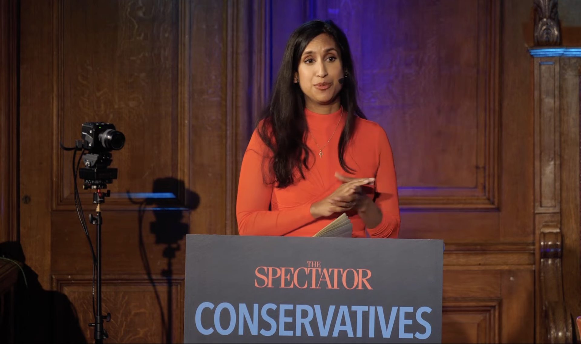 Coutinho has previously labelled the Greens ‘dangerous’. Credit: The Spectator/YouTube