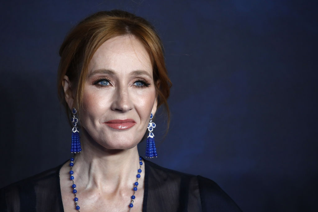JK Rowling has previously rejected the chance to go on The Rest Is Politics. Credit: Getty.