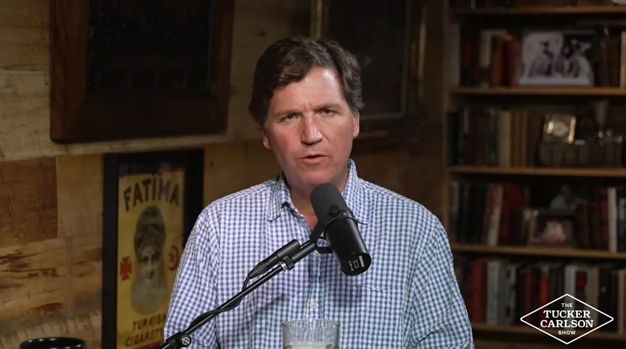 Carlson denounced Trump in Christian terms. Credit: Tucker Carlson