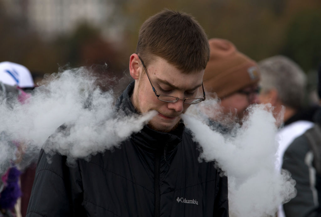 ‘Companies add those fruit flavours to vape products in the hopes of building out a future customer base.’ Credit: Getty