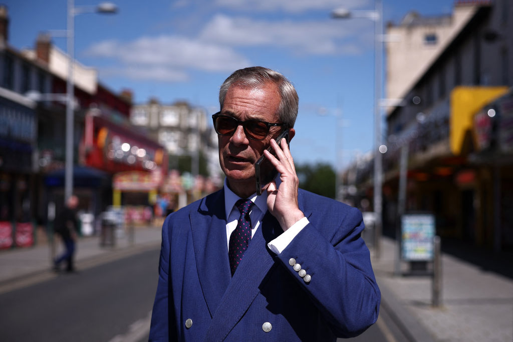 Nigel Farage is accumulating a large war chest for then next general election. Credit: Getty