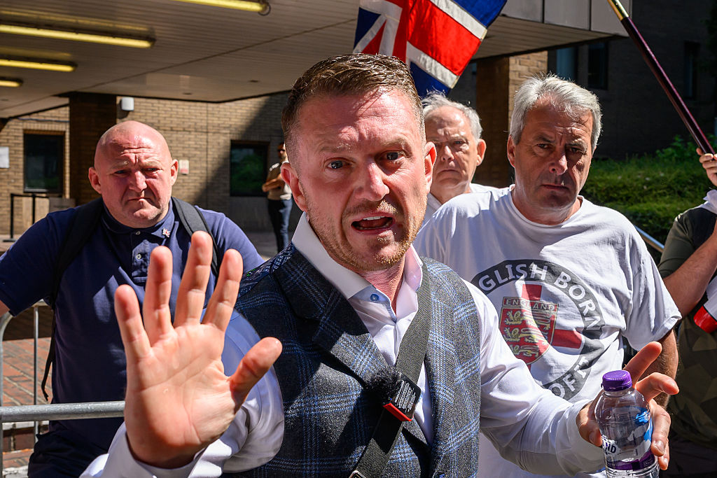 The Government has barred seven ‘far-Right agitators’ from attending Tommy Robinson's Unite the Kingdom rally this weekend. Credit: Getty