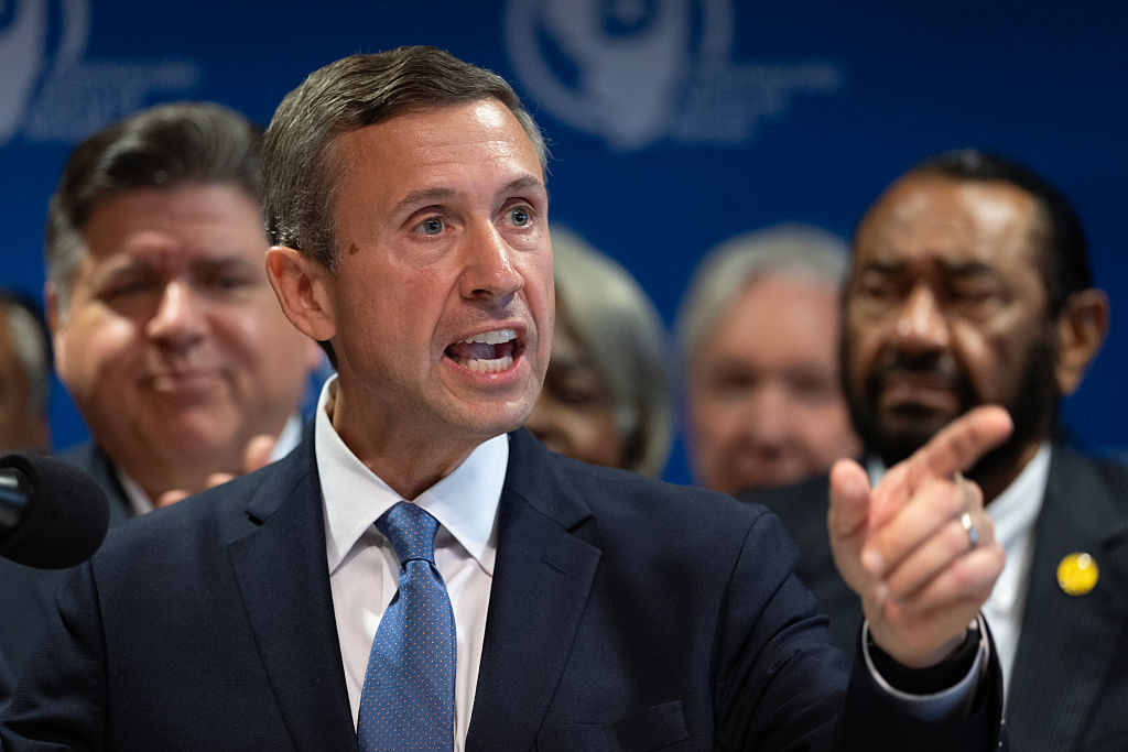 DNC Chairman Ken Martin belatedly published the 2024 election autopsy earlier today. Credit: Getty