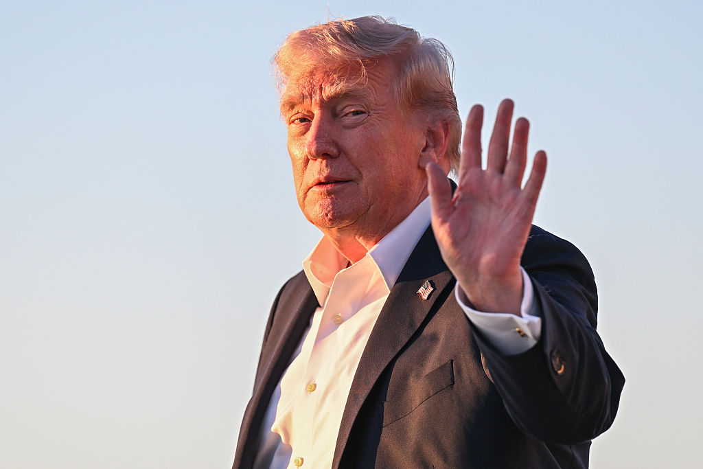 Trump Doesn’t Always Chicken Out. Credit: Getty