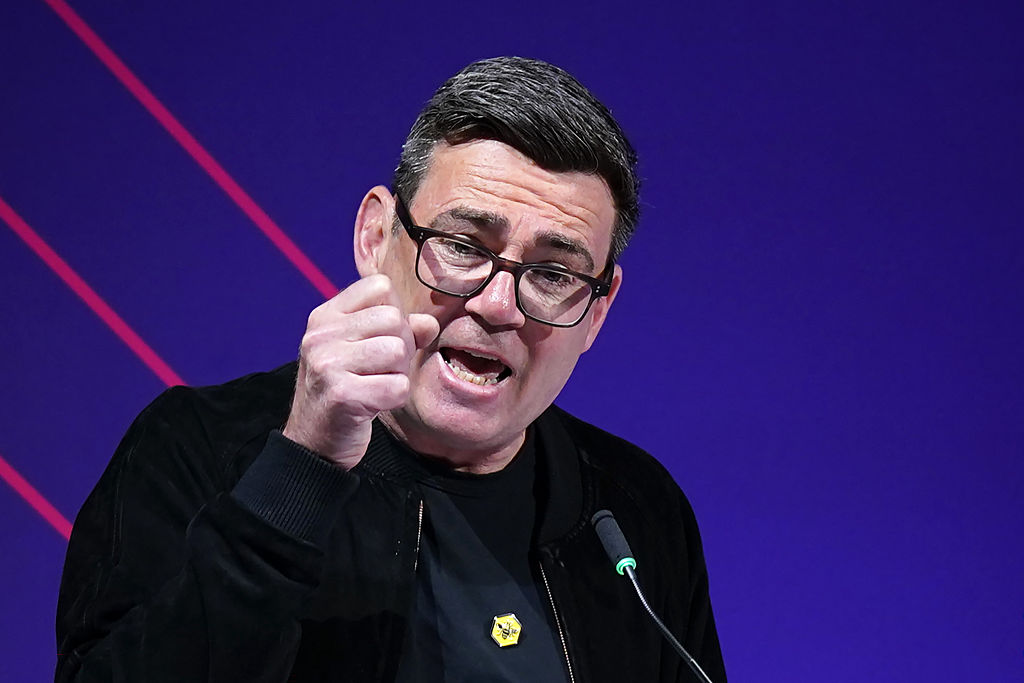 Andy Burnham, once an arch-Blairite, is trying to appeal to the Labour Left. Credit: Getty