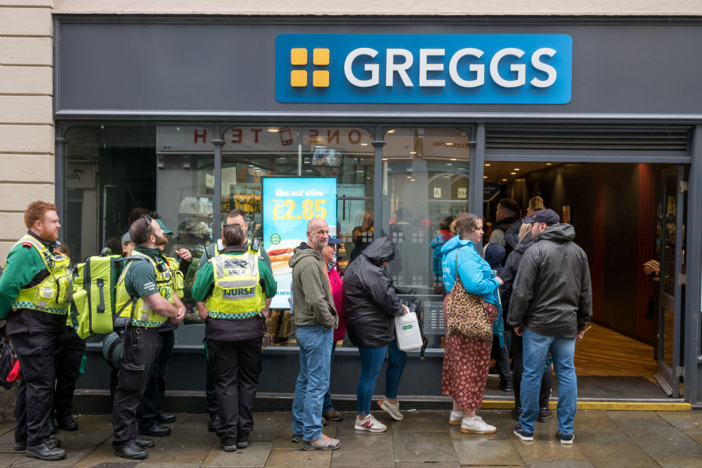 Costa del sausage roll. Credit: Getty