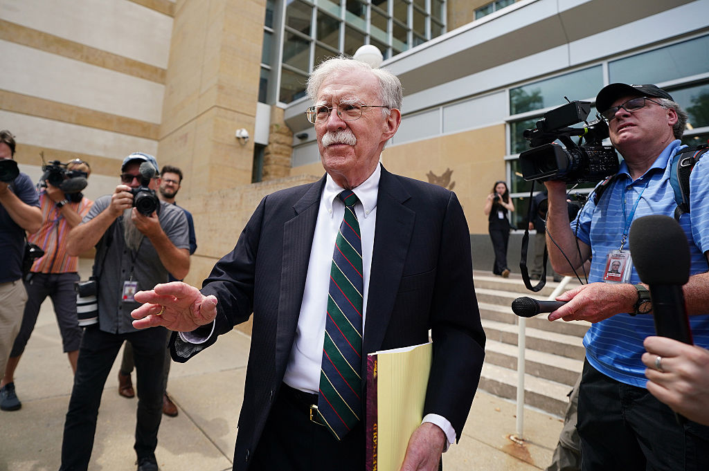 Bolton yesterday pleaded guilty to mishandling classified documents. Credit: Getty