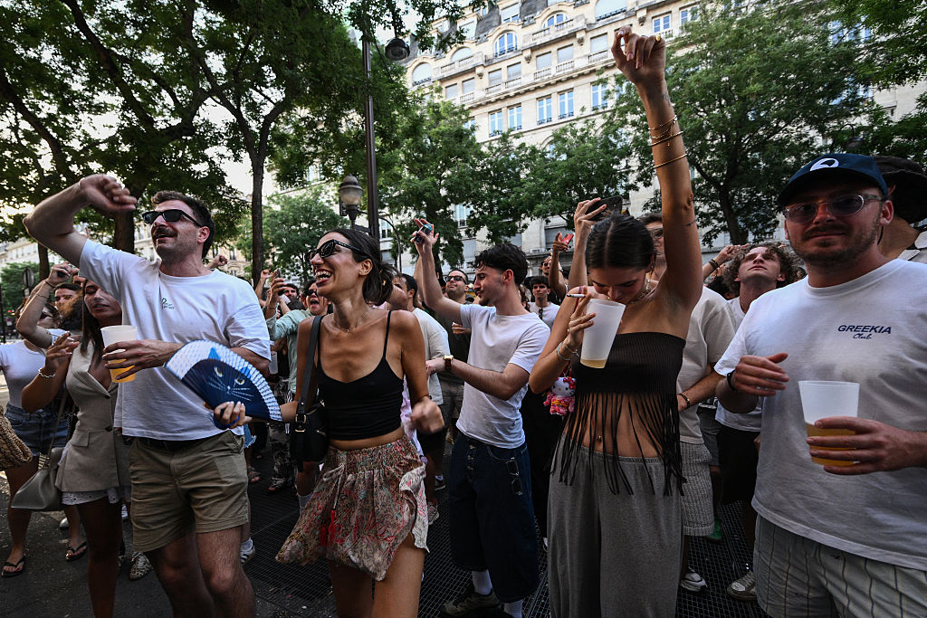 Alcohol was banned in France in public spaces in half the country as temperatures soar. Photo: Getty