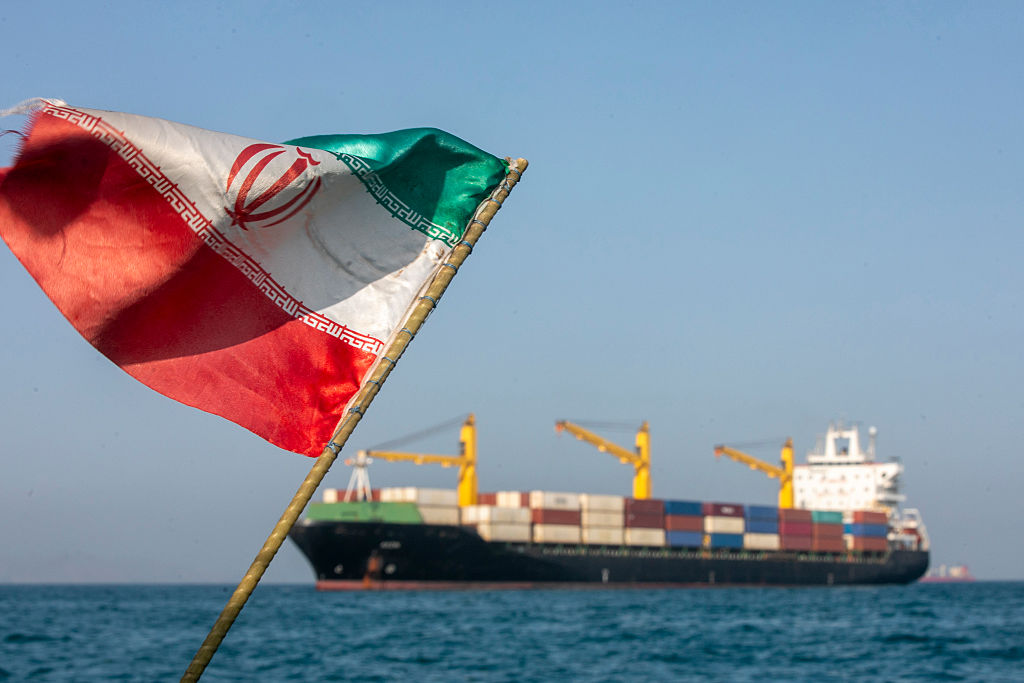 Yesterday, Iran struck a cargo ship in the Gulf. Credit: Getty
