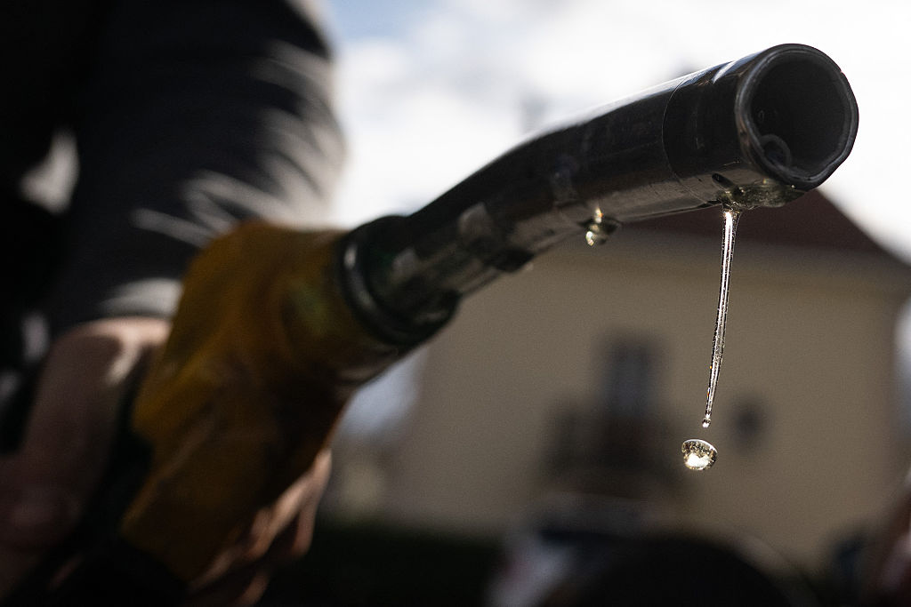 Oil prices are falling — but when will consumers feel the benefit? Credit: Getty