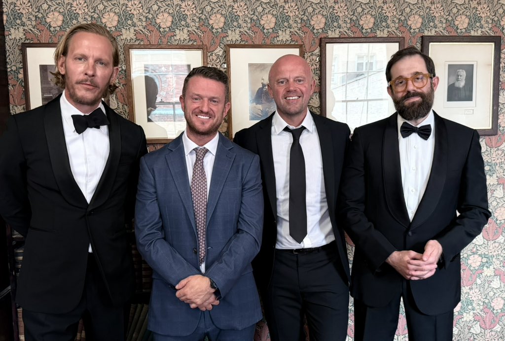 Robinson pictured before the debate. Credit: Liam Tuffs/X
