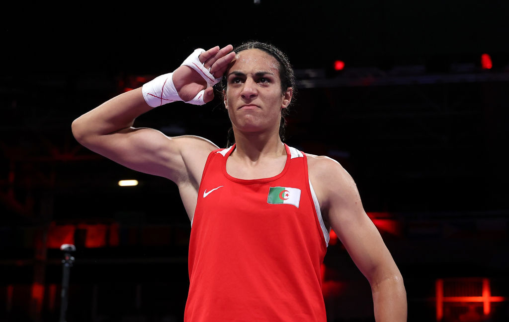 Algerian boxer Imane Khelif, whose eligibility for female competition has been called into question. Credit: Getty