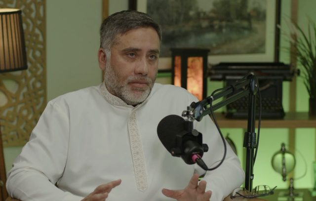 5Pillars editor Roshan Salih speaks on a podcast this week. Credit: 5Pillars/X