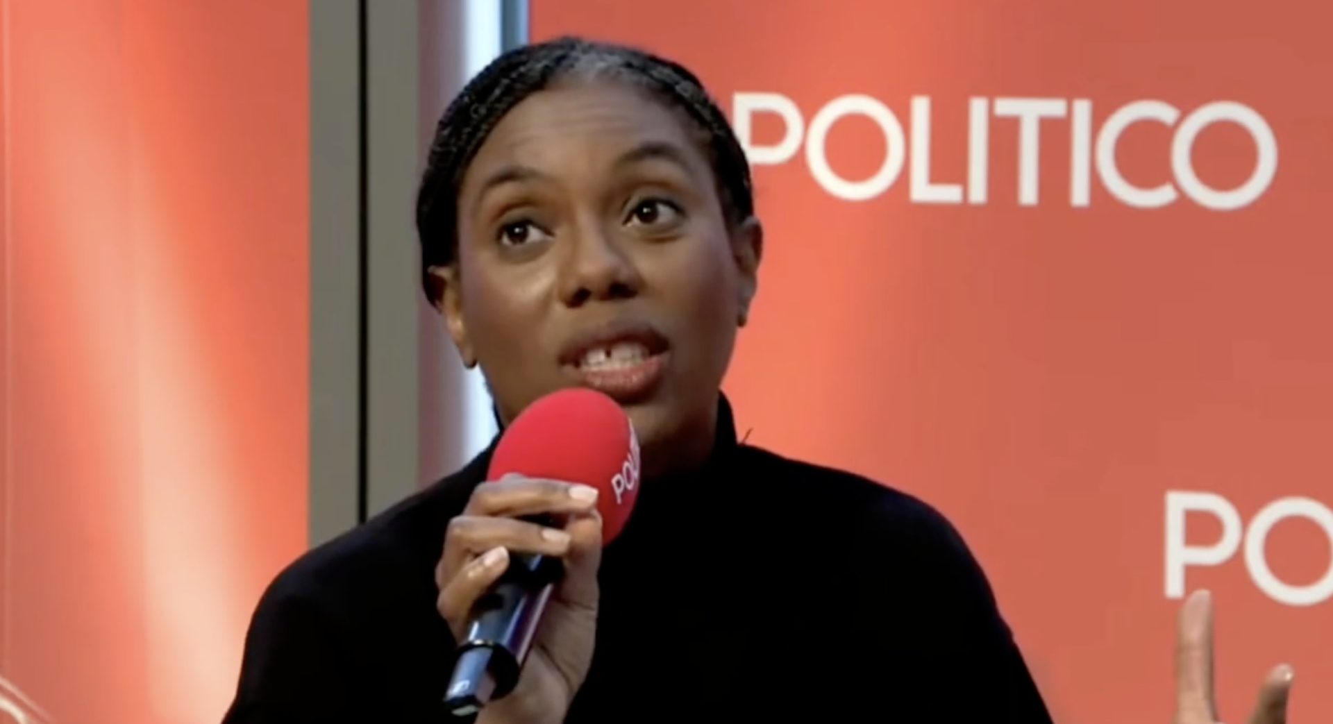 Badenoch claimed that 'the vast majority' of Labour MPs would not be in their role without Starmer. Credit: Politico/YouTube