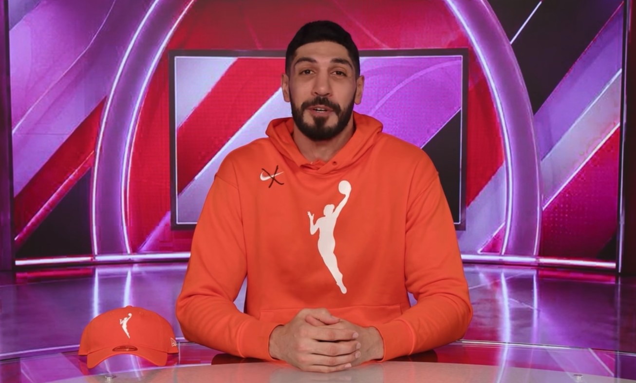 Enes Kanter declared himself both a woman and a WNBA prospect. Credit: Enes Kanter