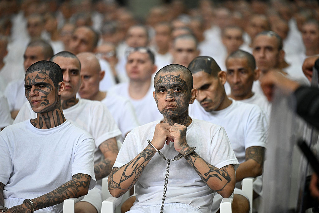 Under Reform UK’s foreign criminal deportation scheme, convicts could end up at El Salvador’s infamous CECOT prison. Credit: Getty