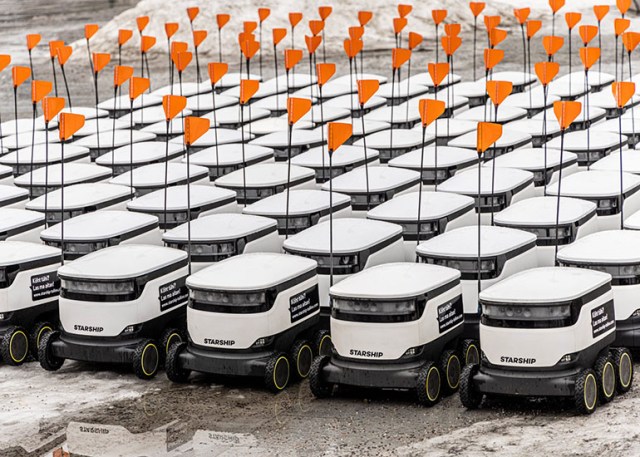 The invasion of the delivery robots
