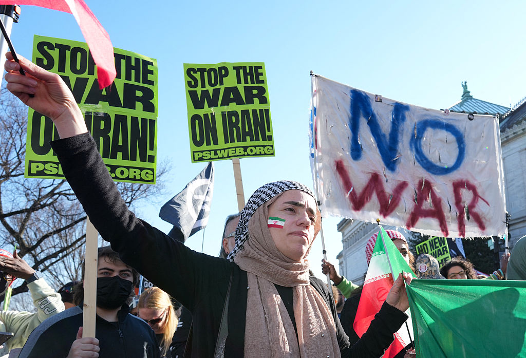 'Leftists lose normie audiences in the West who’d otherwise agree that stupid wars of choice are stupid.' Credit: Getty