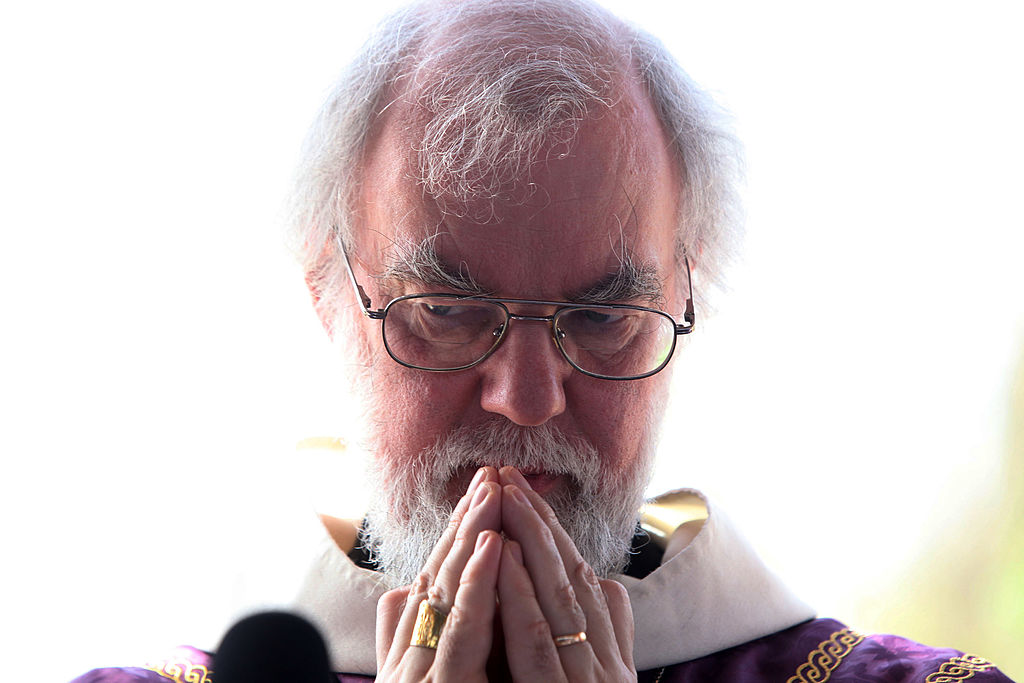 Rowan Williams has said Nigel Farage is misusing Britain’s Christian heritage 'to channel anti-Muslim feeling'. Credit: Getty