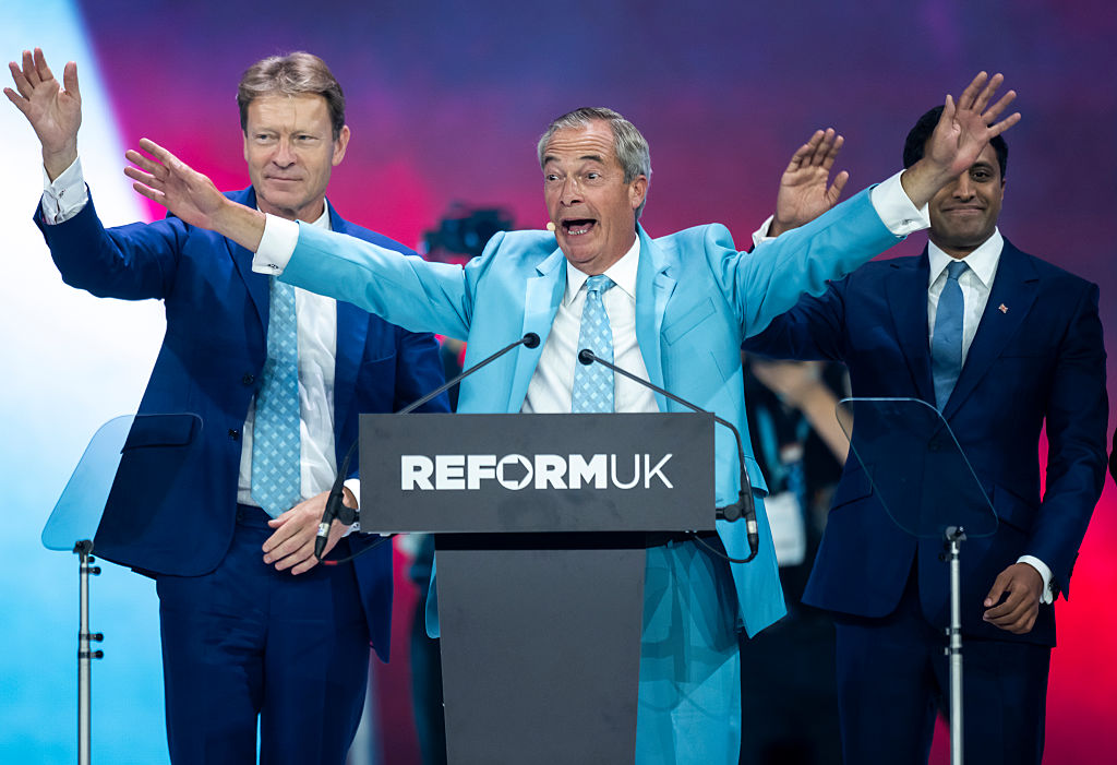 Can Farage save young men? Credit: Getty