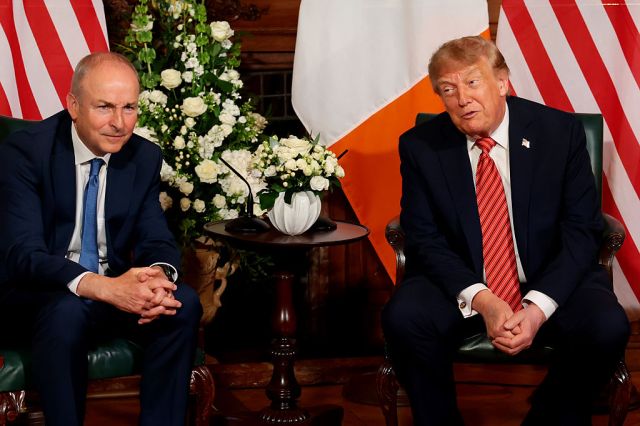 Donald's new best mate. Credit: Getty