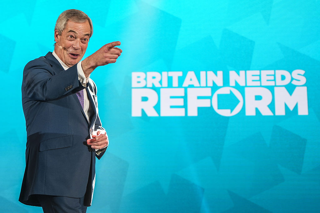 Farage has called for the Royal Navy to help stop the small boats crisis. Credit: Getty