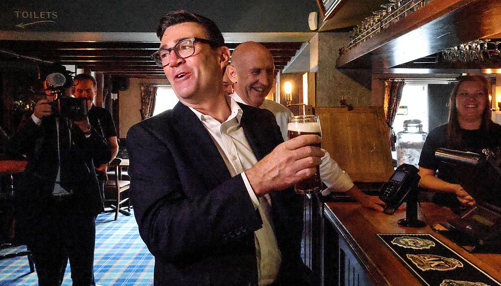 Labour’s resident pintsman. Credit: Getty