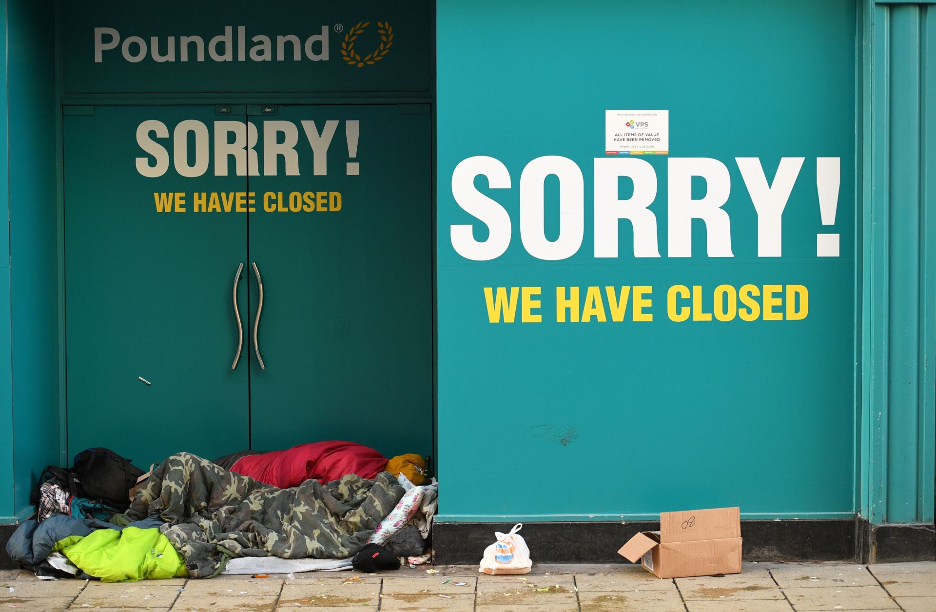 ‘Even Poundland Britain has become too expensive.’
(Oli Scarff/Getty)